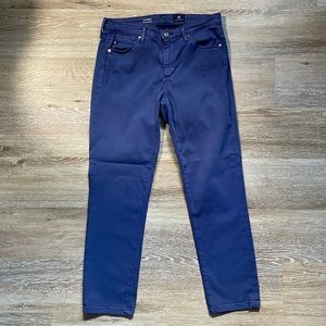 AG The Prima Crop mid-rise cigarette crop pants size 27